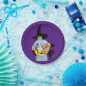 Das verworrene Hexenkristall-Halloween Pappteller (Party)