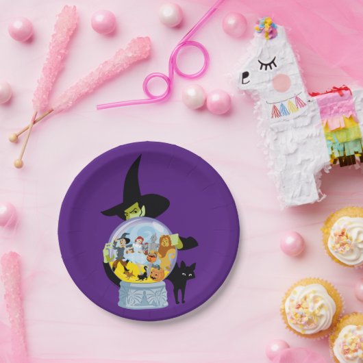 Das verworrene Hexenkristall-Halloween Pappteller (Party)