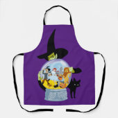 Das verworrene Hexenkristall-Halloween Schürze (Vorderseite)