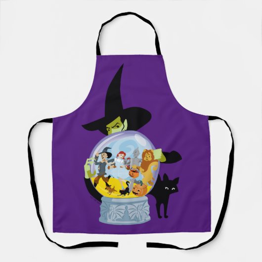 Das verworrene Hexenkristall-Halloween Schürze (Vorderseite)