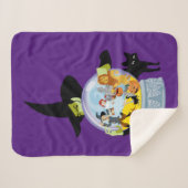 Das verworrene Hexenkristall-Halloween Sherpadecke (Vorderseite (Horizontal))