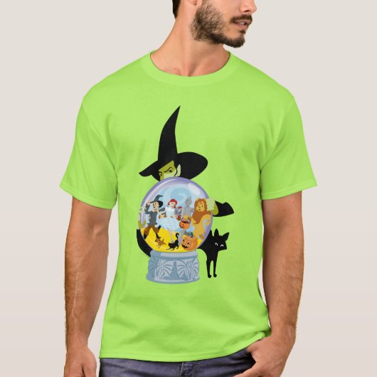Das verworrene Hexenkristall-Halloween T-Shirt (Vorderseite)