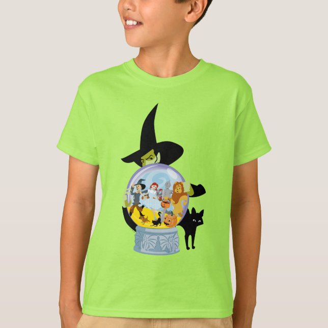 Das verworrene Hexenkristall-Halloween T-Shirt (Vorderseite)