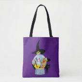 Das verworrene Hexenkristall-Halloween Tasche (Vorderseite)