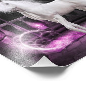 Das verzauberte Einhorn Fotodruck (Ecke)