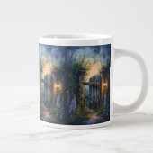 Das verzauberte Gartentor unter glühendem Himmel Jumbo-Tasse (Rechts)