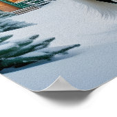 Das verzauberte grüne Pferd Poster (Ecke)