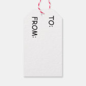 Das verzauberte Heckrad Geschenkanhänger (Rückseite)