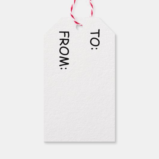 Das verzauberte Heckrad Geschenkanhänger (Rückseite)