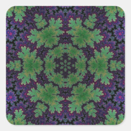 Das verzauberte Heckrad Quadratischer Aufkleber