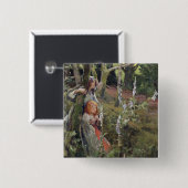Das verzauberte Holz (Öl auf Leinwand) Button (Vorne & Hinten)