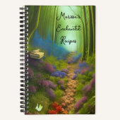 Das verzauberte Holz - verzauberte Rezepte Notizblock (Vorderseite)