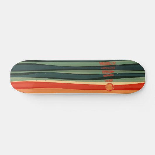 "Das verzauberte Meer" - Skateboard Deck (Horizontal)