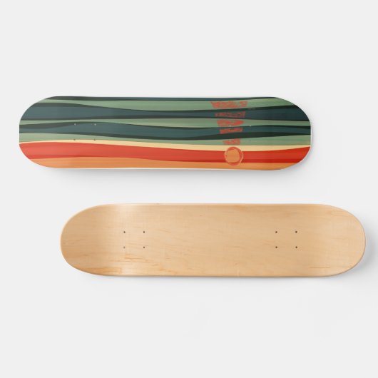 "Das verzauberte Meer" - Skateboard Deck (Horizontal)