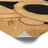 Das verzauberte Porträt einer reifen Elfenfrau in Poster (Ecke)