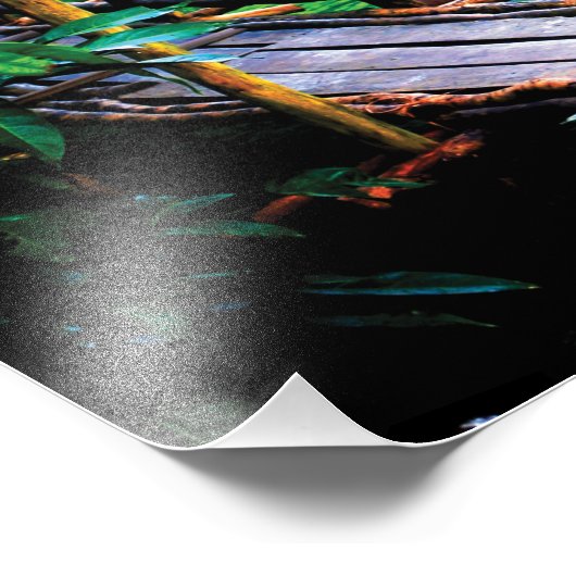 Das verzauberte River-Foto Print Fotodruck (Ecke)