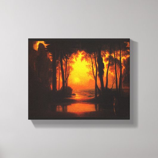 Das verzauberte Schloss von Francis Danby Leinwanddruck (Vorderseite)