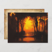 Das verzauberte Schloss von Francis Danby Postkarte (Vorne/Hinten)