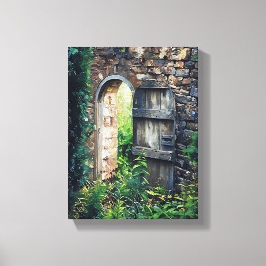 Das verzauberte Tor Leinwanddruck (Vorderseite)