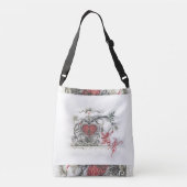 Das verzauberte WaldCrossbody Taschen-Medium Tragetaschen Mit Langen Trägern (Rückseite)