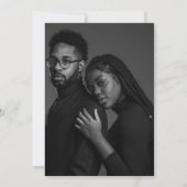 Das verzauberte Waldmagic-Foto Hochzeit retten das Einladung (Rückseite)