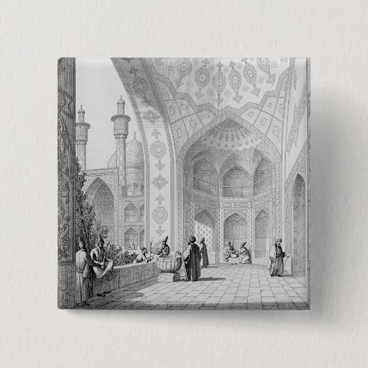 Das Vestibül des Haupteingangs des Medrese- Button (Vorderseite)