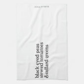 Das Viel Glück Küchentuch (Vertikal)