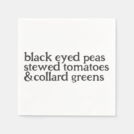 Das Viel Glück Paper Napkin Serviette (Vorderseite)