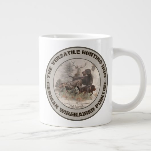 Das vielseitige Papier der Jagdhundebüge Jumbo-Tasse (Rechts)