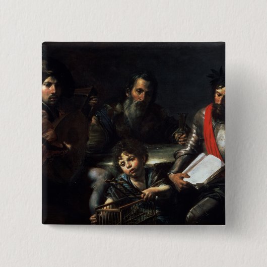Das vier Alter des Mannes, c.1626-7 Button (Vorderseite)