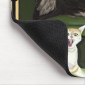 Das vier wenig Berglöwen mousepad (Ecke)