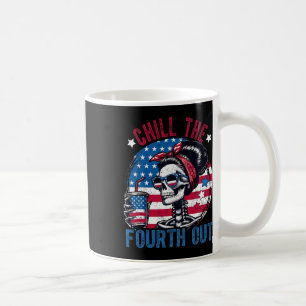 Das viertbeste Skelett am 4. Juli Patrioti Kaffeetasse