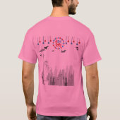 Das vierte Funkeln Rosa T-Shirt (Rückseite)