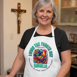 Das vierte Tag erleben Cursillo DeColores Hahn Schürze