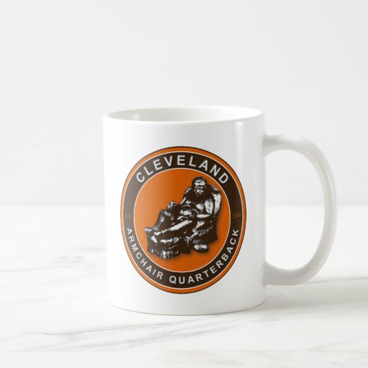 Das Viertel der Sessel - die sauberen Fußballfans Kaffeetasse (Rechts)