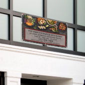 Das vietnamesische Restaurant "Large Wall" Banner (Äußeres Gebäude)