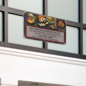 Das vietnamesische Restaurant "Large Wall" Banner (Äußeres Gebäude)