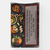 Das vietnamesische Restaurant "Large Wall" Banner (Vertikal)