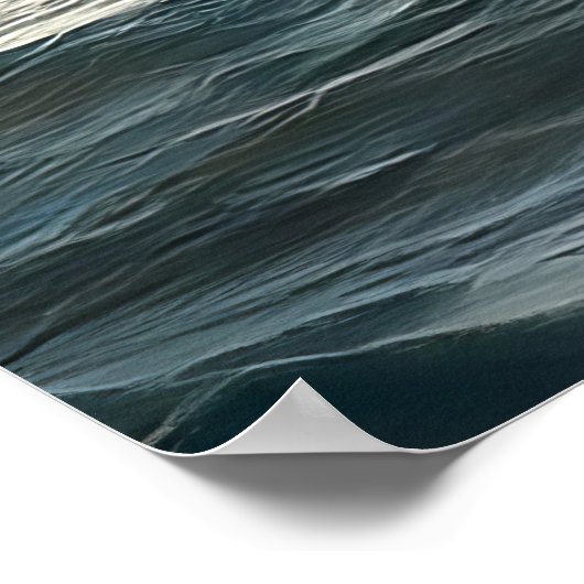 Das Viking Long Schiff Poster (Ecke)