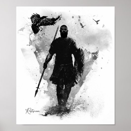 Das Viking Schritt für Schritt nach Valhalla Poster (Vorne)