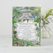 Das Viktorianische Greenhouse Einladung (Stehend Vorderseite)