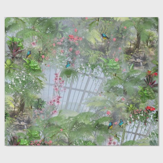 Das Viktorianische Greenhouse Geschenkpapier (Flach)