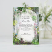 Das Viktorianische Greenhouse RSVP Karte (Stehend Vorderseite)