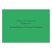 Das Viktorianische Greenhouse Tischnummer (Rückseite)