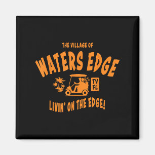 Das Village Edge TV Fl Golf Cart Design Magnet