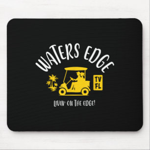 Das Village Edge TV Fl Golf Cart Design Mousepad