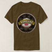 Das Vincent-Motorrad T-Shirt (Design vorne)