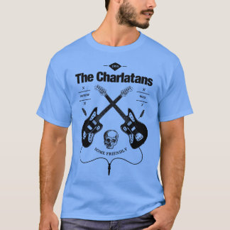 Das Vintage Charlatans-Gitarre-Logo T-Shirt