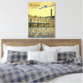 Das Vintage Erbe des Rocks Sydney Leinwanddruck (Insitu (Schlafzimmer))