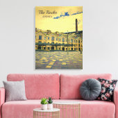 Das Vintage Erbe des Rocks Sydney Leinwanddruck (Insitu (Wohnzimmer))